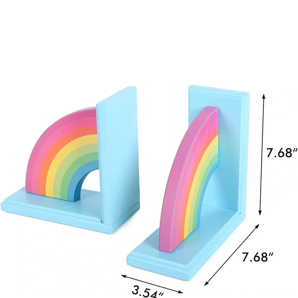 Colorful Rainbow Bookends - Picture 2 of 3
